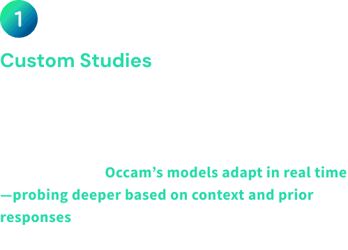 Custom studies content
