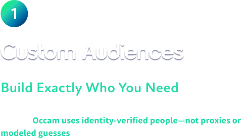 Custom audiences content
